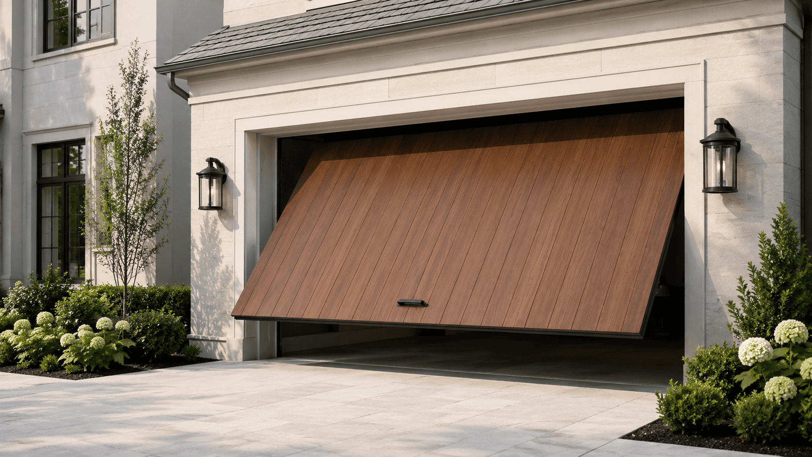 Garage door repair in progress — Docklands